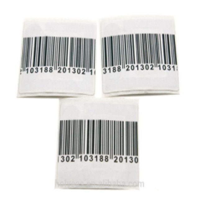 RF Small Square Garment Electronic Shelf Mini Hammer Tag / Durable Barcode Labels